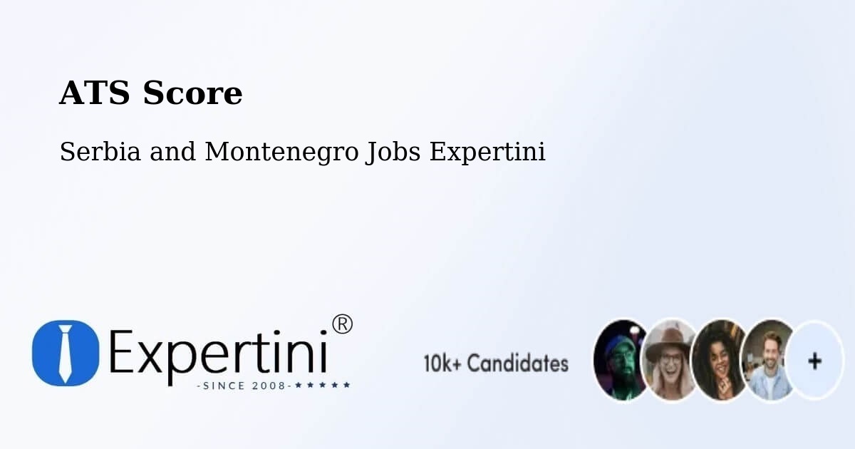 Resume ATS Score & Job Description Match Tool – Dalmeny - Serbia and Montenegro Jobs Expertini